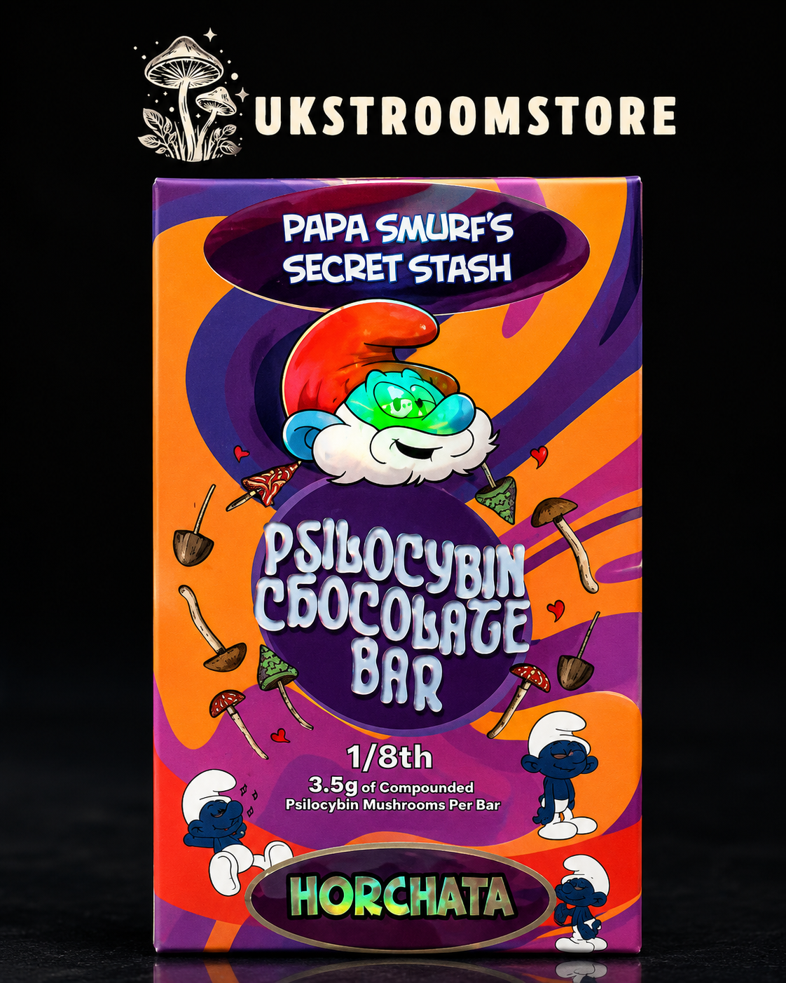 Buy Papa Smurf’s Secret Stash Shroom Bar Horchata 3.5g Online Buy Papa Smurf’s Secret Stash Shroom Bar Horchata 3.5g Online